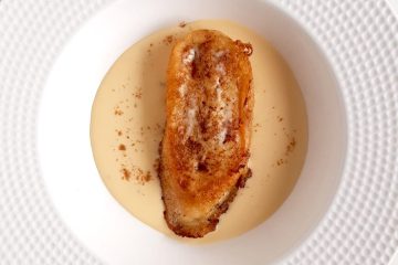Torrija Suzette con crema de naranja