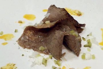 Carne de cerdo sobrante escabechada