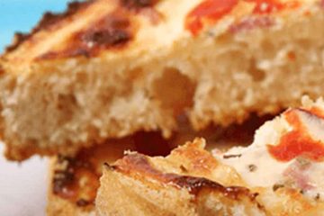 Pizza de pan duro