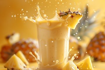 Smoothie de pera, piña y plátano (Foto: Juver)