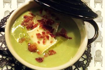 Crema de brócoli sobrante ya cocinado