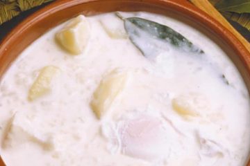 Gazpachuelo malagueño con pan de ayer
