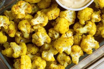 Restos de coliflor a la cúrcuma