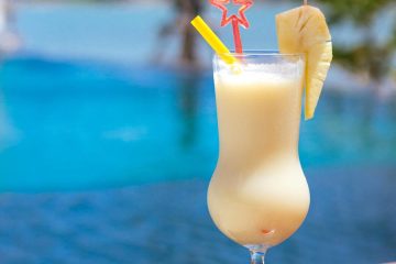 Batido de piña colada verano
