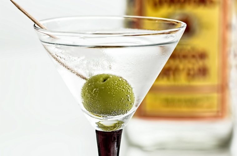 El origen de un cóctel el Dry Martini
