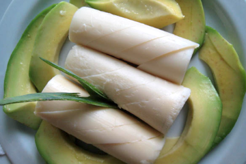 Ensalada de aguacate y palmitos