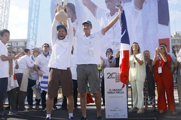 El chef francés Fréderic Gallego, ganador del World Paella Day 2025