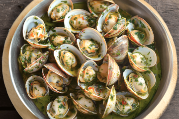 Almejas en salsa verde