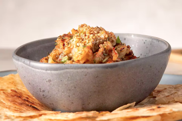Baba ganoush, pasta árabe de berenjena