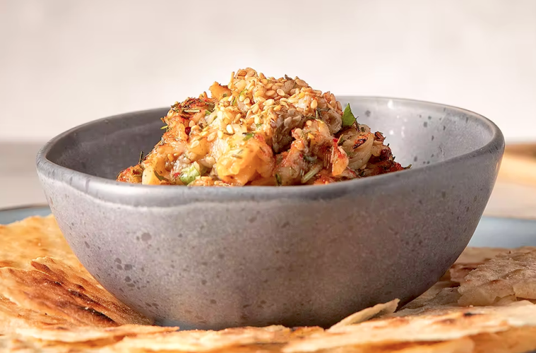 Baba ganoush, pasta árabe de berenjena
