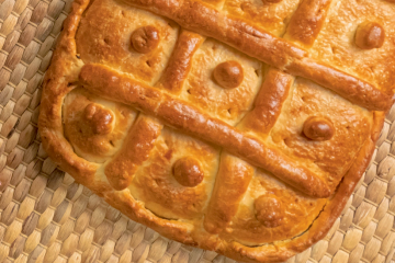 Empanada de pollo y setas