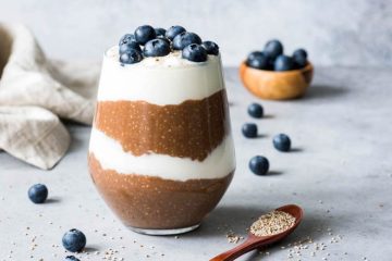 Yogur con crema de castañas sobrantes