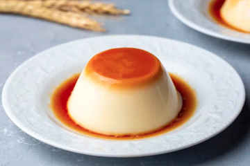 Flan de turrón de Jijona
