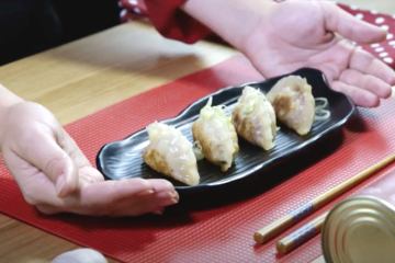 Gyozas de pato y foie sobrantes de las fiestas