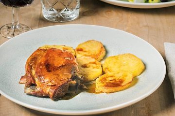 Paletilla de ternasco asada