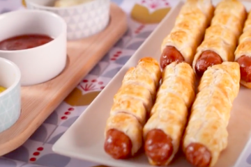 Hojaldritos de frankfurts sobrantes