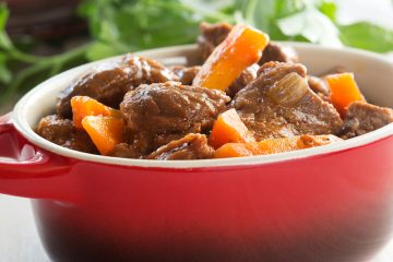 Estofado de carne de cerdo y verduritas