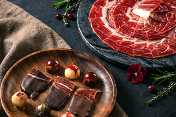 Maridajes inesperados: jamón de larga curación y chocolate de autor