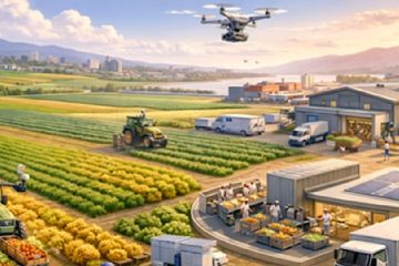 El futuro de la agricultura y la alimentación, con la mirada puesta en el horizonte 2040 (Foto detalle cartel jornada)
