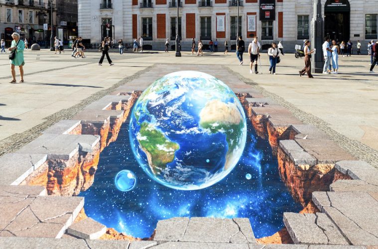 Intervención interactiva en plena Puerta del Sol para concienciar sobre el uso del agua