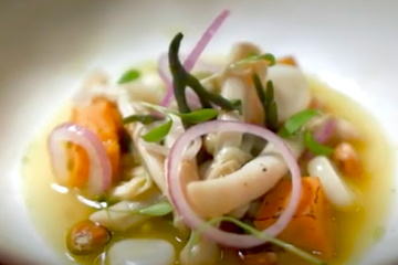 Navajas conserva en ceviche
