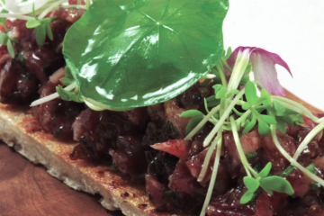 Tartar de salchichón