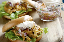 Bagels estilo mexicano