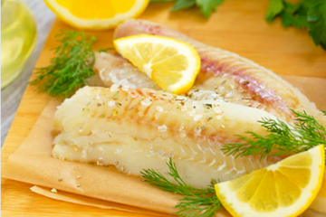 Dorada con verduritas en papillote