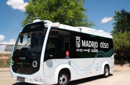 Mercamadrid estrena un autobús autónomo, con frecuencia fija y a demanda