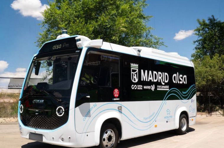 Mercamadrid estrena un autobús autónomo, con frecuencia fija y a demanda