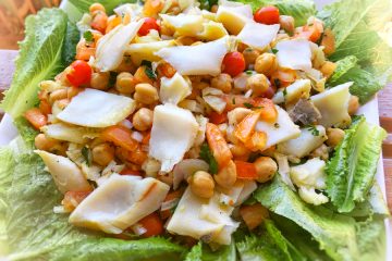 Ensalada fresca de bacalao desmigado (Foto Bacalao de Islandia)
