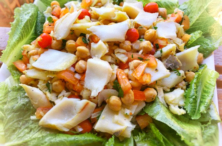 Ensalada fresca de bacalao desmigado (Foto Bacalao de Islandia)