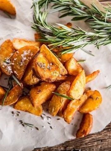 Patatas asadas al romero (Foto Aceites de España)