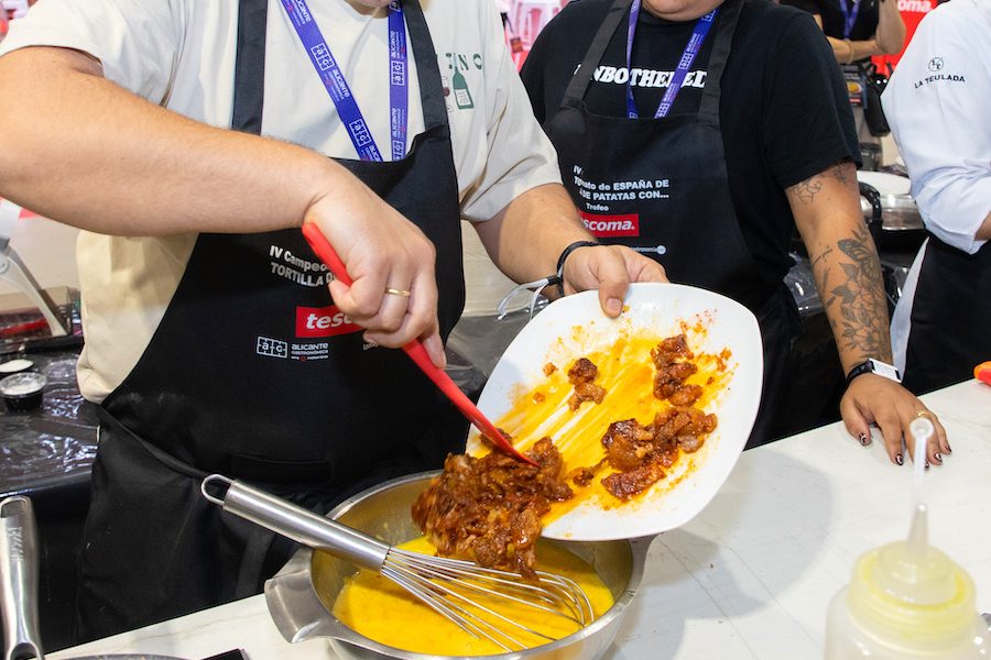 Tortillas de patata con algo más, que son de premio