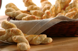 Trenzas de queso al horno